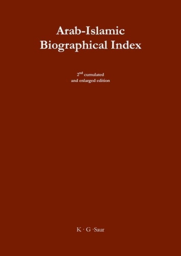Buchcover und Innenansicht für das Buch: Arab-Islamic Biographical Index II