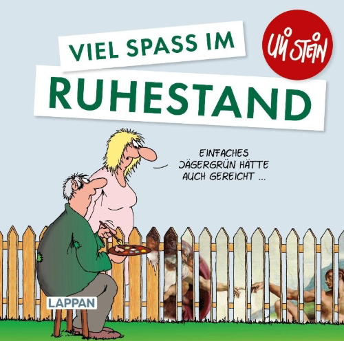 Buchcover und Innenansicht für das Buch: Uli Stein: Gute Wünsche!: Viel Spaß im Ruhestand