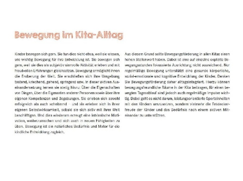 Buchcover und Innenansicht für das Buch: 52 Blitzideen: Bewegung