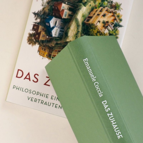 Buchcover und Innenansicht für das Buch: Filosofia della casa