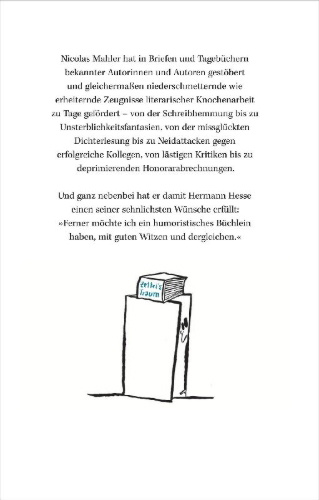 Buchcover und Innenansicht für das Buch: Ach die dumme Literatur!