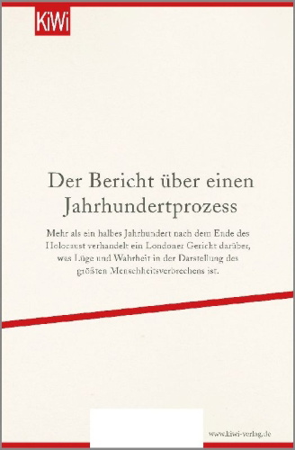 Buchcover und Innenansicht für das Buch: Der Holocaust vor Gericht