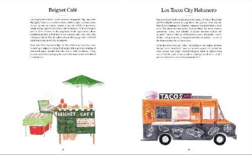 Buchcover und Innenansicht für das Buch: NYC Street Vendors