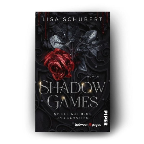 Buchcover und Innenansicht für das Buch: Shadow Games. Spiele aus Blut und Schatten
