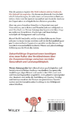 Buchcover und Innenansicht für das Buch: Mental Health