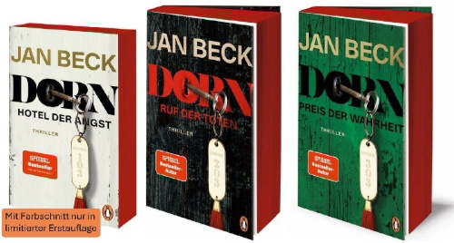 Buchcover und Innenansicht für das Buch: Dorn. Ruf der Toten