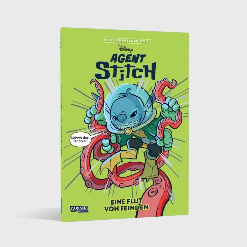Buchcover und Innenansicht für das Buch: The new adventures of ... Agent Stitch