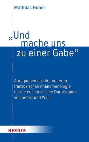 Buchcover und Innenansicht für das Buch: "Und mache uns zu einer Gabe"