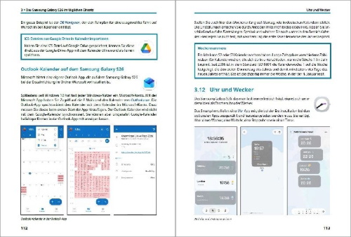 Buchcover und Innenansicht für das Buch: Samsung Galaxy S26, S26 Plus und S26 Ultra Galaxy AI mit Android 16