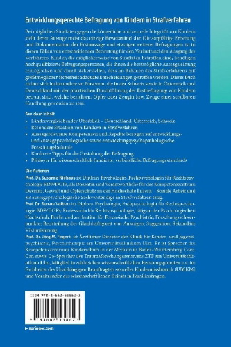 Buchcover und Innenansicht für das Buch: Entwicklungsgerechte Befragung von Kindern in Strafverfahren