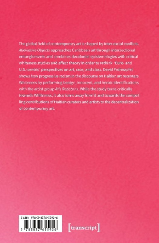 Buchcover und Innenansicht für das Buch: Alleviative Objects