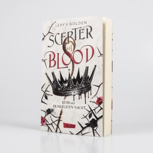 Buchcover und Innenansicht für das Buch: Scepter of Blood. Kuss der dunkelsten Nacht (Scepter of Blood 1)
