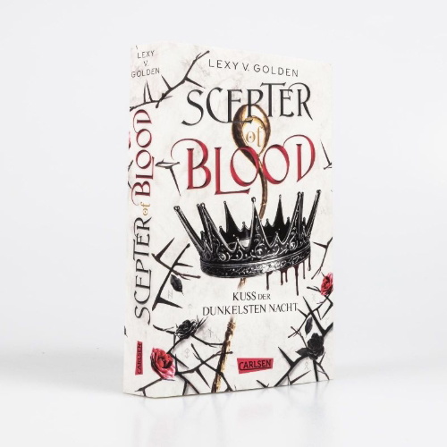 Buchcover und Innenansicht für das Buch: Scepter of Blood. Kuss der dunkelsten Nacht (Scepter of Blood 1)