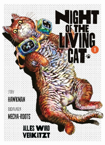 Buchcover und Innenansicht für das Buch: Night of the Living Cat 01 - Alles wird verkatzt