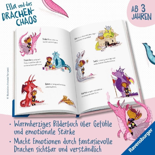Buchcover und Innenansicht für das Buch: Daisy's Dragons