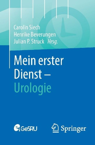 Buchcover und Innenansicht für das Buch: Mein erster Dienst - Urologie