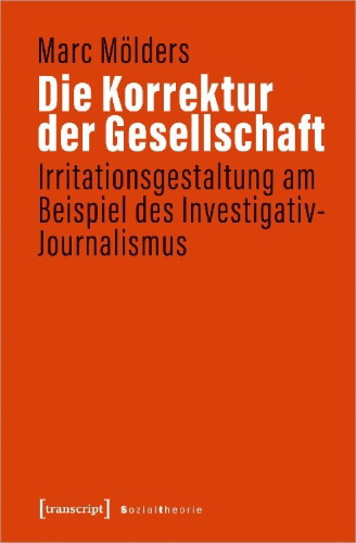 Buchcover und Innenansicht für das Buch: Die Korrektur der Gesellschaft
