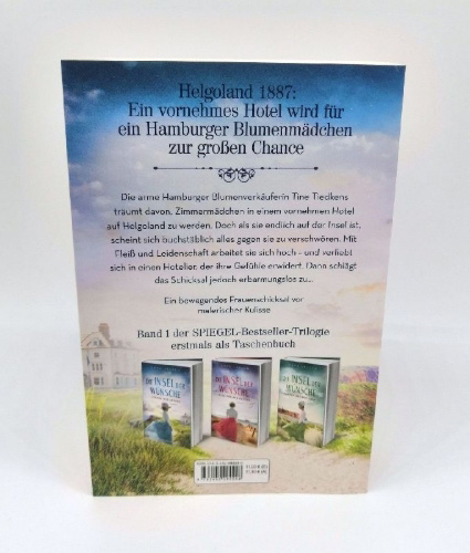 Buchcover und Innenansicht für das Buch: Die Insel der Wünsche - Stürme des Lebens