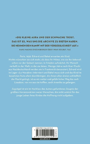 Buchcover und Innenansicht für das Buch: Zugvögel