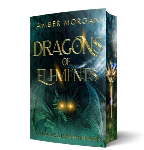 Buchcover und Innenansicht für das Buch: Dragons of Elements
