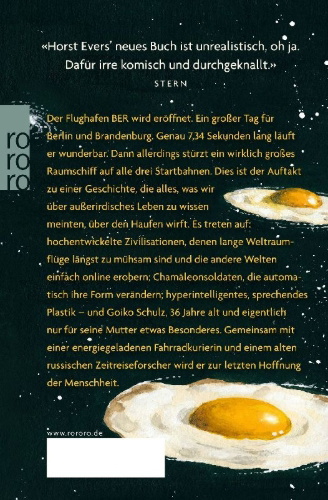 Buchcover und Innenansicht für das Buch: Alles außer irdisch