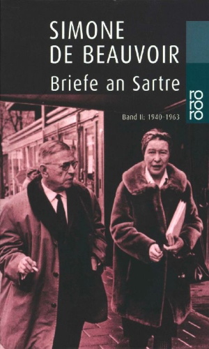 Buchcover und Innenansicht für das Buch: Briefe an Sartre