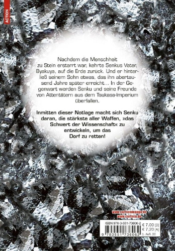 Buchcover und Innenansicht für das Buch: Dr. Stone