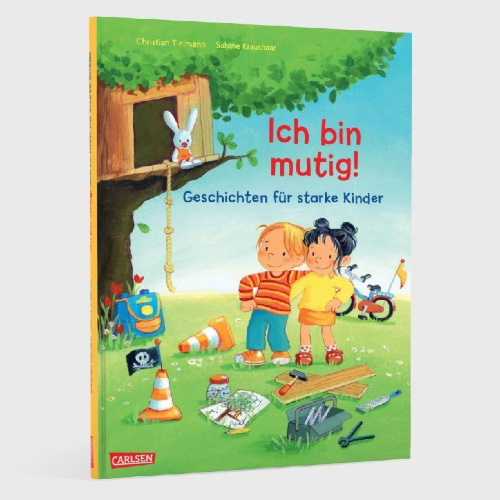 Buchcover und Innenansicht für das Buch: Max-Bilderbücher: Ich bin mutig! Geschichten für starke Kinder