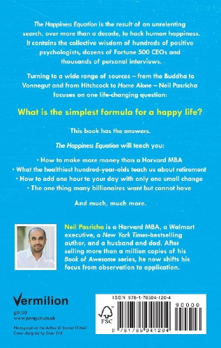 Buchcover und Innenansicht für das Buch: The Happiness Equation