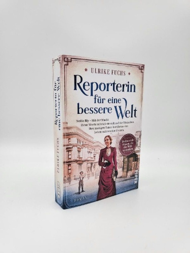 Buchcover und Innenansicht für das Buch: Reporterin für eine bessere Welt