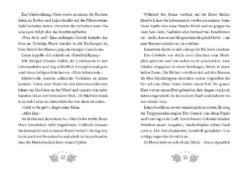 Buchcover und Innenansicht für das Buch: Flüsterwald