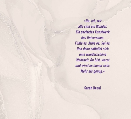 Buchcover und Innenansicht für das Buch: Du bist mehr als genug