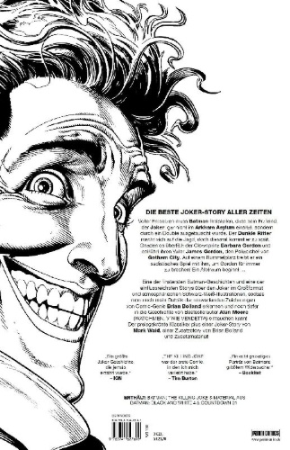 Buchcover und Innenansicht für das Buch: Batman: The Killing Joke; Batman: Black And White #4; Countdown #31