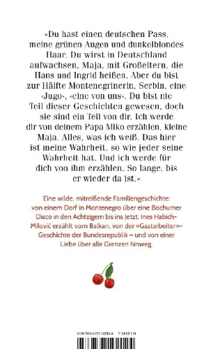 Buchcover und Innenansicht für das Buch: Dein Vater hat die Taschen voller Kirschen