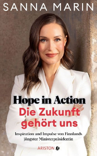 Buchcover und Innenansicht für das Buch: Hope in Action: A Memoir About the Courage to Lead
