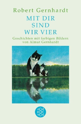 Buchcover und Innenansicht für das Buch: Mit dir sind wir vier