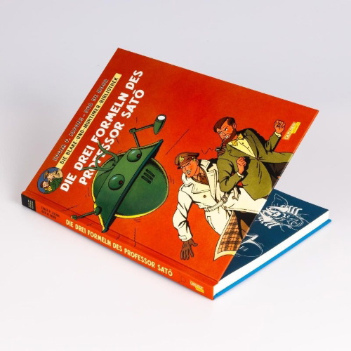 Buchcover und Innenansicht für das Buch: Blake & Mortimer - Intégrales - Tome 5: Les Trois Formules du Professeur Sat¿ - Intégrale complète