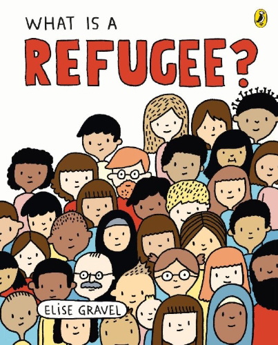 Buchcover und Innenansicht für das Buch: What Is A Refugee?