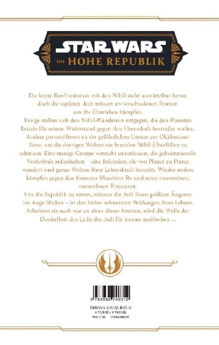 Buchcover und Innenansicht für das Buch: Star Wars: The High Republic - Into the light