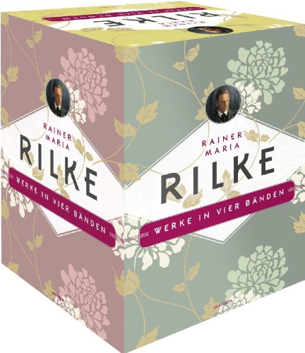 Buchcover und Innenansicht für das Buch: Rainer Maria Rilke, Werke in vier Bänden (Gedichte I - Gedichte II - Erzählende Prosa - Schriften) (4 Bände im Schuber)