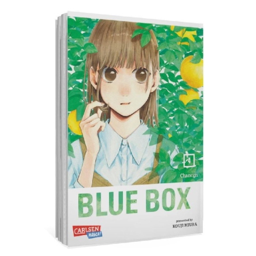 Buchcover und Innenansicht für das Buch: Ao no Hako