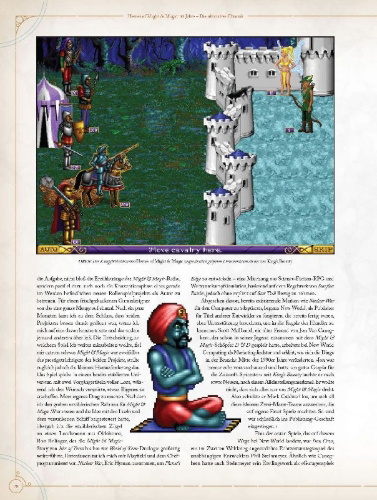 Buchcover und Innenansicht für das Buch: Heroes of Might and Magic: 30th Anniversary Retrospective