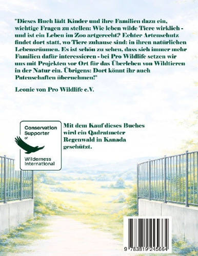 Buchcover und Innenansicht für das Buch: Wir gingen in den Zoo