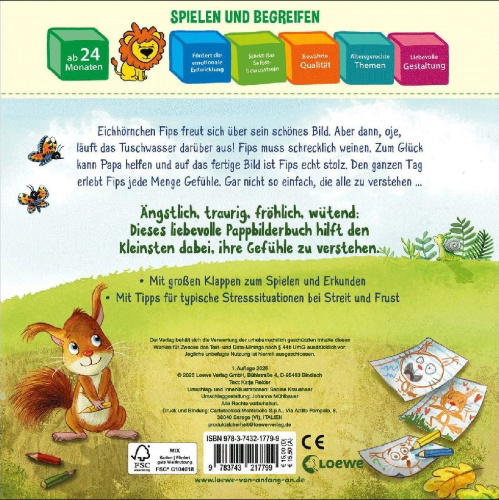 Buchcover und Innenansicht für das Buch: Traurig, wütend, richtig froh - das sind meine Gefühle