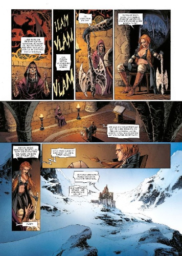 Buchcover und Innenansicht für das Buch: La geste des chevaliers dragon 32