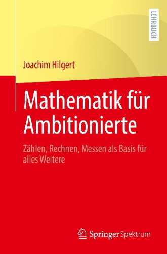 Buchcover und Innenansicht für das Buch: Mathematik für Ambitionierte