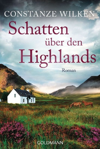 Buchcover und Innenansicht für das Buch: Schatten über den Highlands