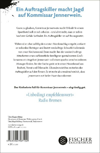 Buchcover und Innenansicht für das Buch: Kommissar Jennerwein darf nicht sterben