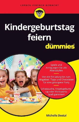 Buchcover und Innenansicht für das Buch: Kindergeburtstag feiern für Dummies