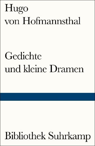 Buchcover und Innenansicht für das Buch: Gedichte und kleine Dramen